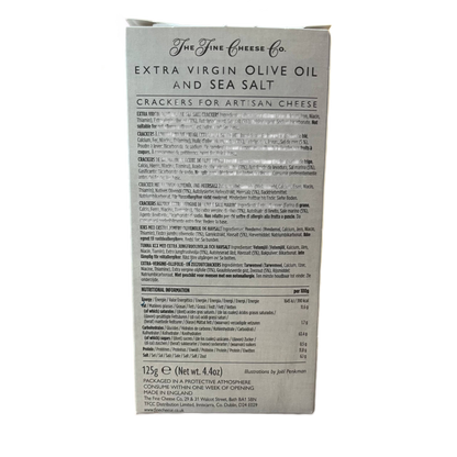 Fine Cheese Crackers Aceite de Oliva y Sal 125 g