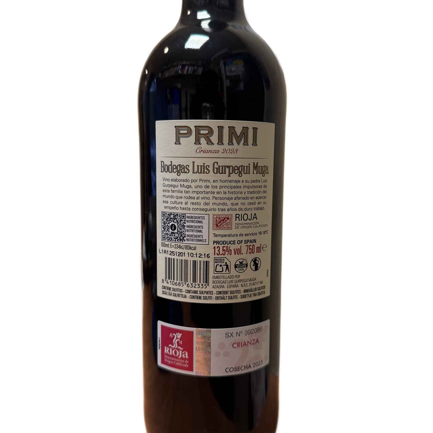 Primi Luis Gurpegui Crianza (LGM)