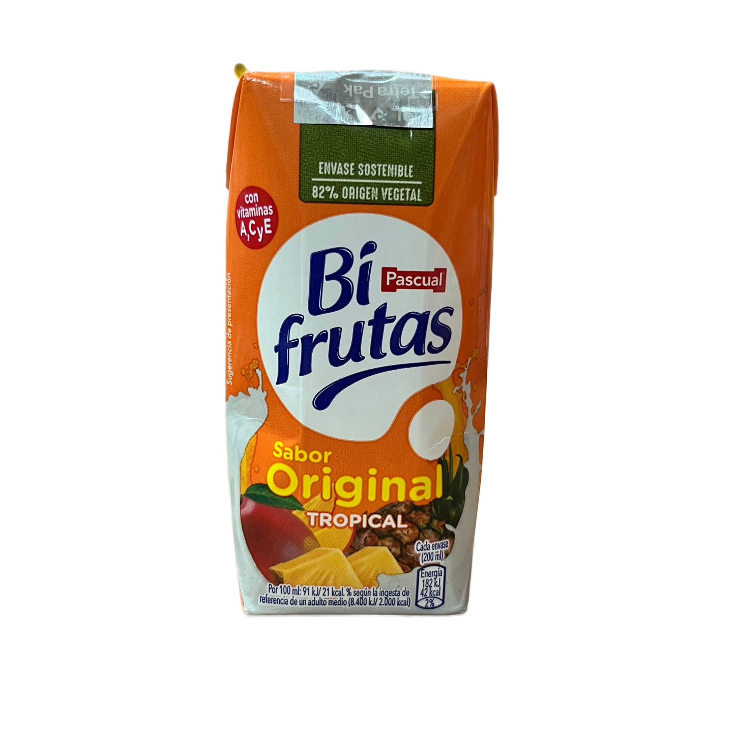 PASCUAL - BI FRUTAS ZUMO SABOR TROPICAL- 200 ML