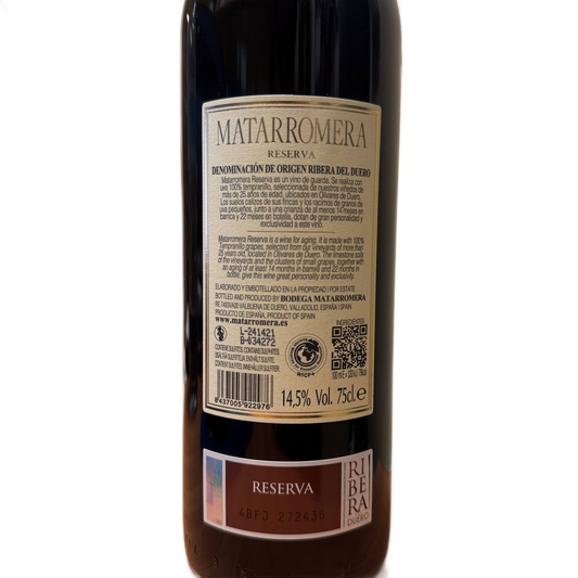 Matarromera Reserva Ribera del Duero | Vino Tinto