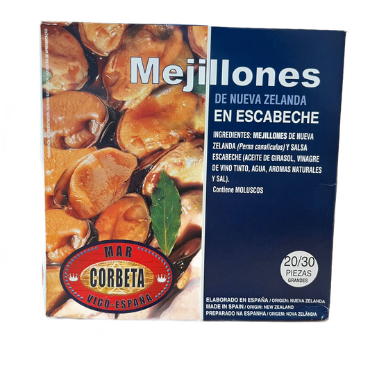 CORBETA  - MEJILLONES - 20/30 PIEZAS