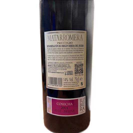 Matarromera Prestigio Ribera del Duero | Vino Tinto