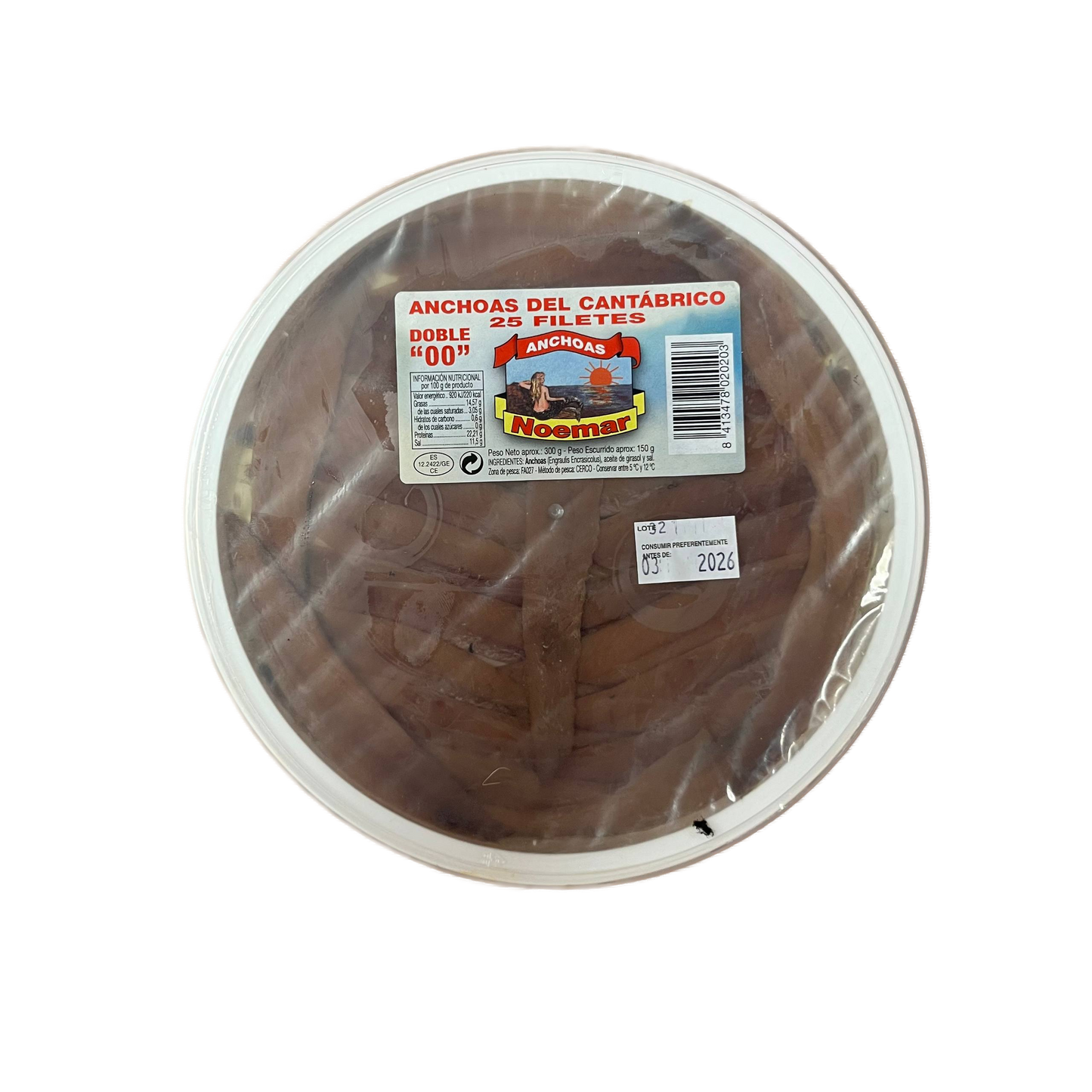NOEMAR - ANCHOAS DEL CANTÁBRICO 00 (25 FILETES)