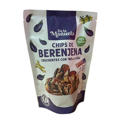 Chips de Berenjena con Miel de Caña La Manuela
