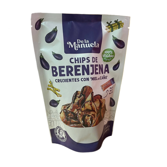 Chips de Berenjena con Miel de Caña La Manuela