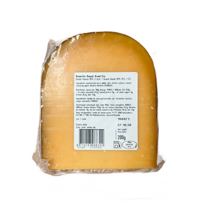 BEEMSTER ROYAL - QUESO GRAN CRU EN CUÑA - 200g