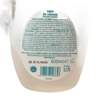 NENUCO - AGUA DE COLONIA - 500 ML