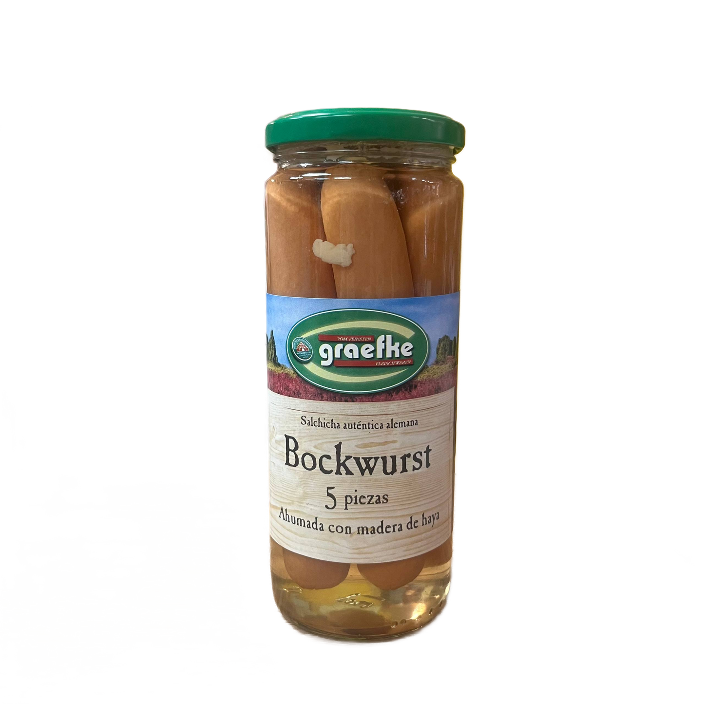 Salchichas Alemanas Bockwurst Graefke 250 g (Tarro)