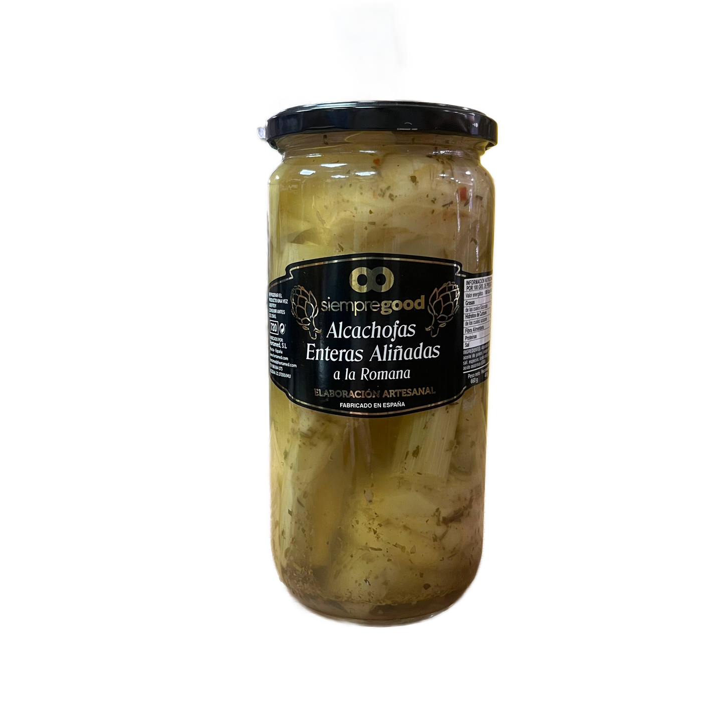 Alcachofas Enteras Aliñadas Hortamed
