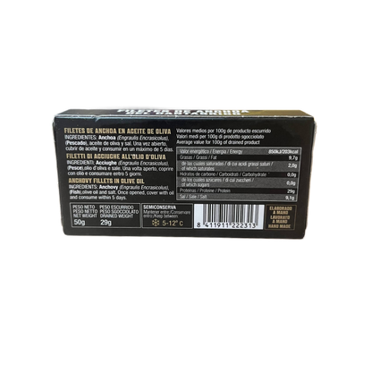 ARROYABE - ANCHOAS DEL CANTÁBRICO EN ACEITE DE OLIVA - 50g