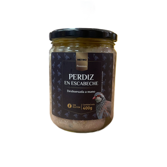 Perdiz en Escabeche Deshuesada a Mano Metro Premium