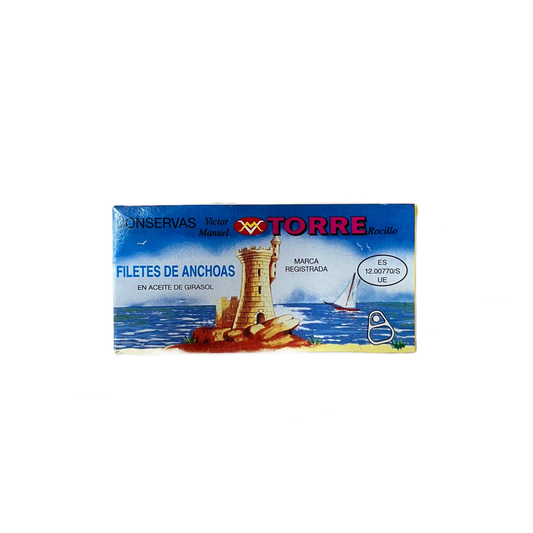 TORRES - ANCHOAS 1/8 EN ACEITE - 48g