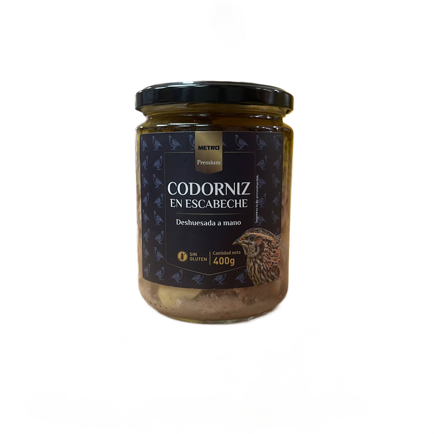 Codorniz Deshuesada en Escabeche Metro Premium 400 g