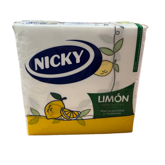 NIKKY - SERVILLETAS LIMÓN