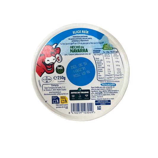 LA VACA QUE RÍE - QUESO FUNDIDO LIGHT - 16 UNIDADES
