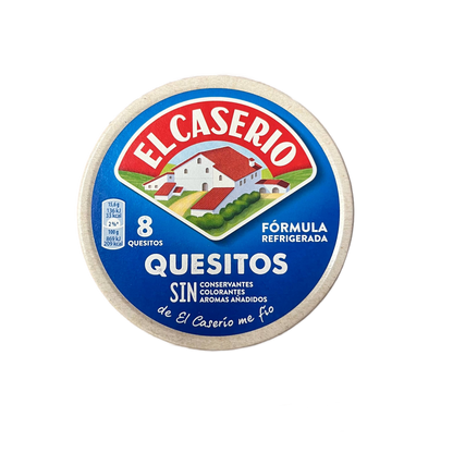 EL CASERIO - QUESO FUNDIDO EN PORCIONES - 8 UNIDADES