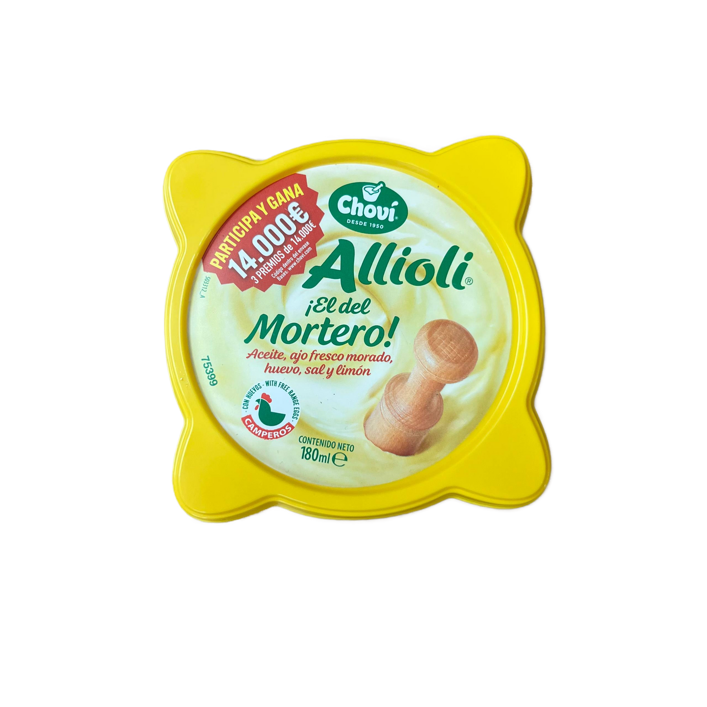 CHOVÍ - SALSA ALLIOLI - 180g