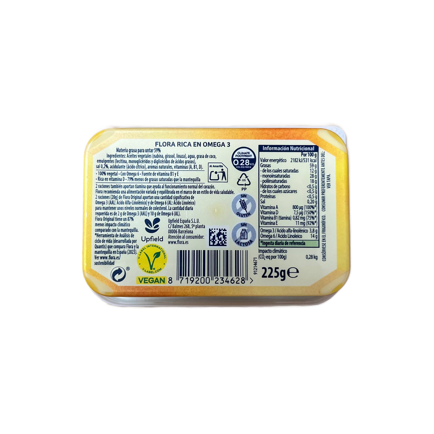 FLORA - MARGARINA VEGETAL - 225g