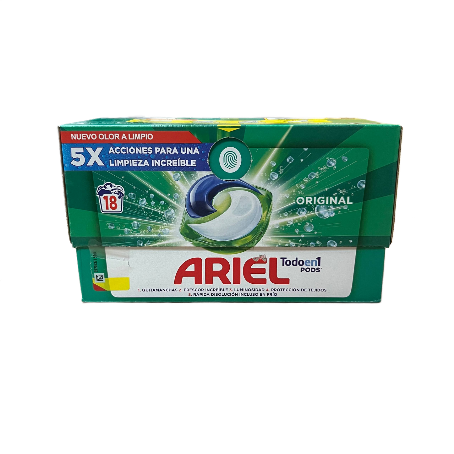 ARIEL - DETERGENTE CAPSULAS - 18 UNIDADES