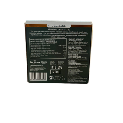 Mejillones en Escabeche 4/6 111 g | Mejillones Grandes