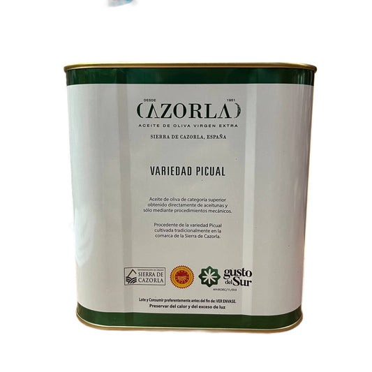 CAZORLA - ACEITE DE OLIVA VIRGEN EXTRA PICUAL - 2,5L