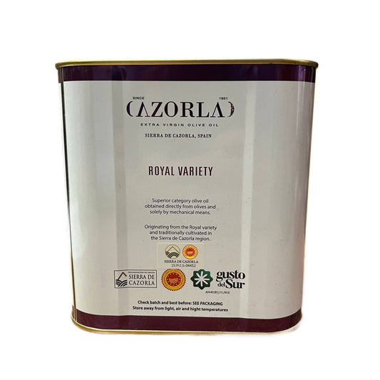 CAZORLA - ACEITE DE OLIVA VIRGEN EXTRA ROYAL - 2,5L (LATA)