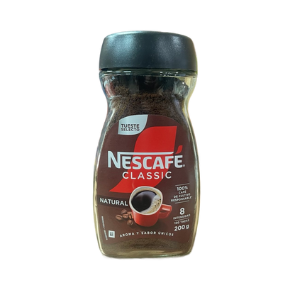 NESCAFÉ - CAFÉ SOLUBLE CLÁSICO GRANULADO NATURAL - 200g