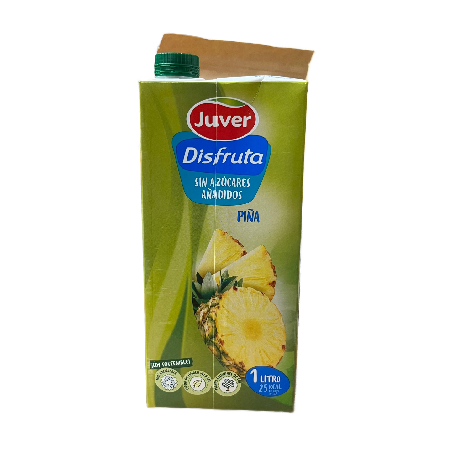 JUVER - ZUMO DISFRUTA PIÑA SIN AZÚCARES AÑADIDOS - 1L