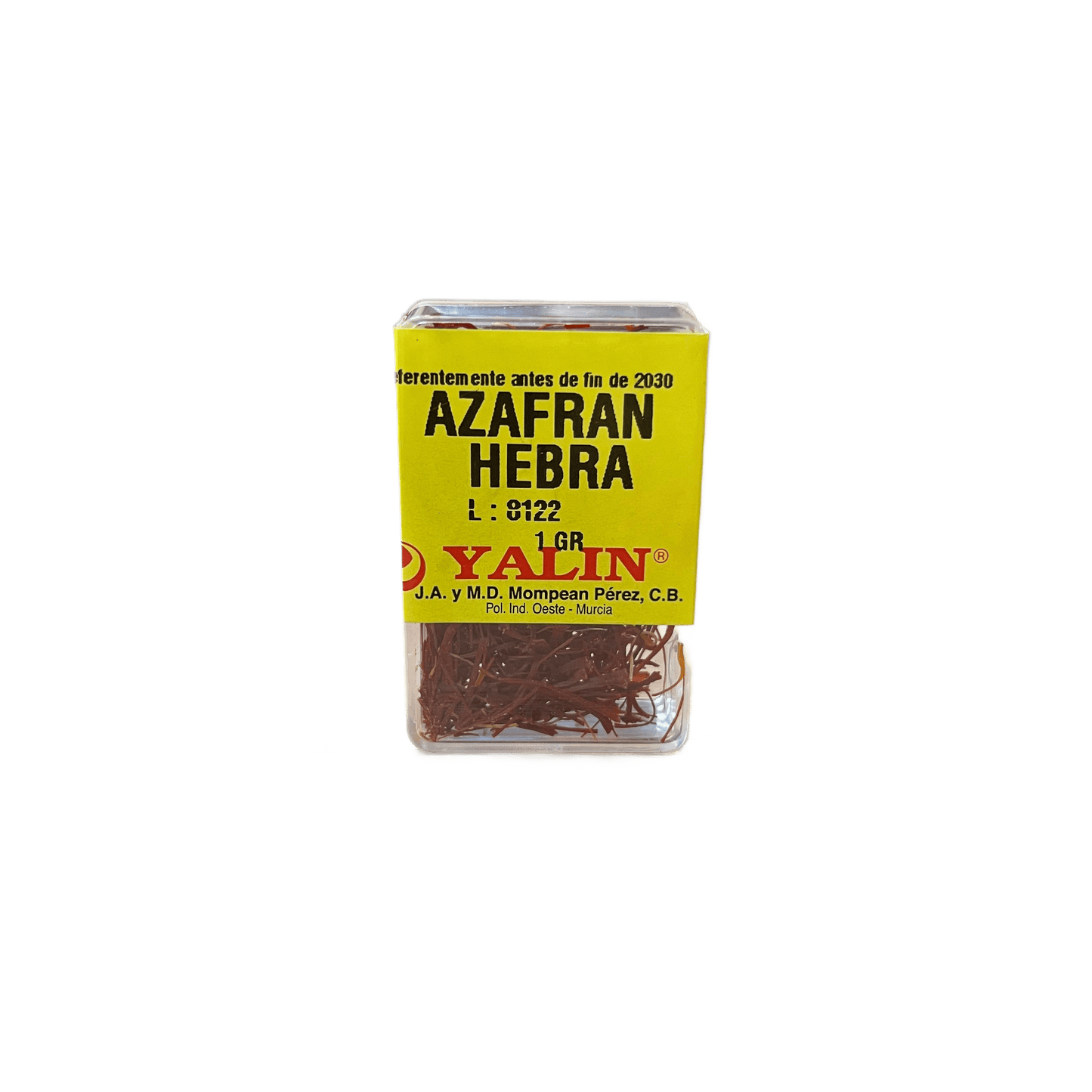 YALIN - AZAFRÁN EN HEBRA - 1g