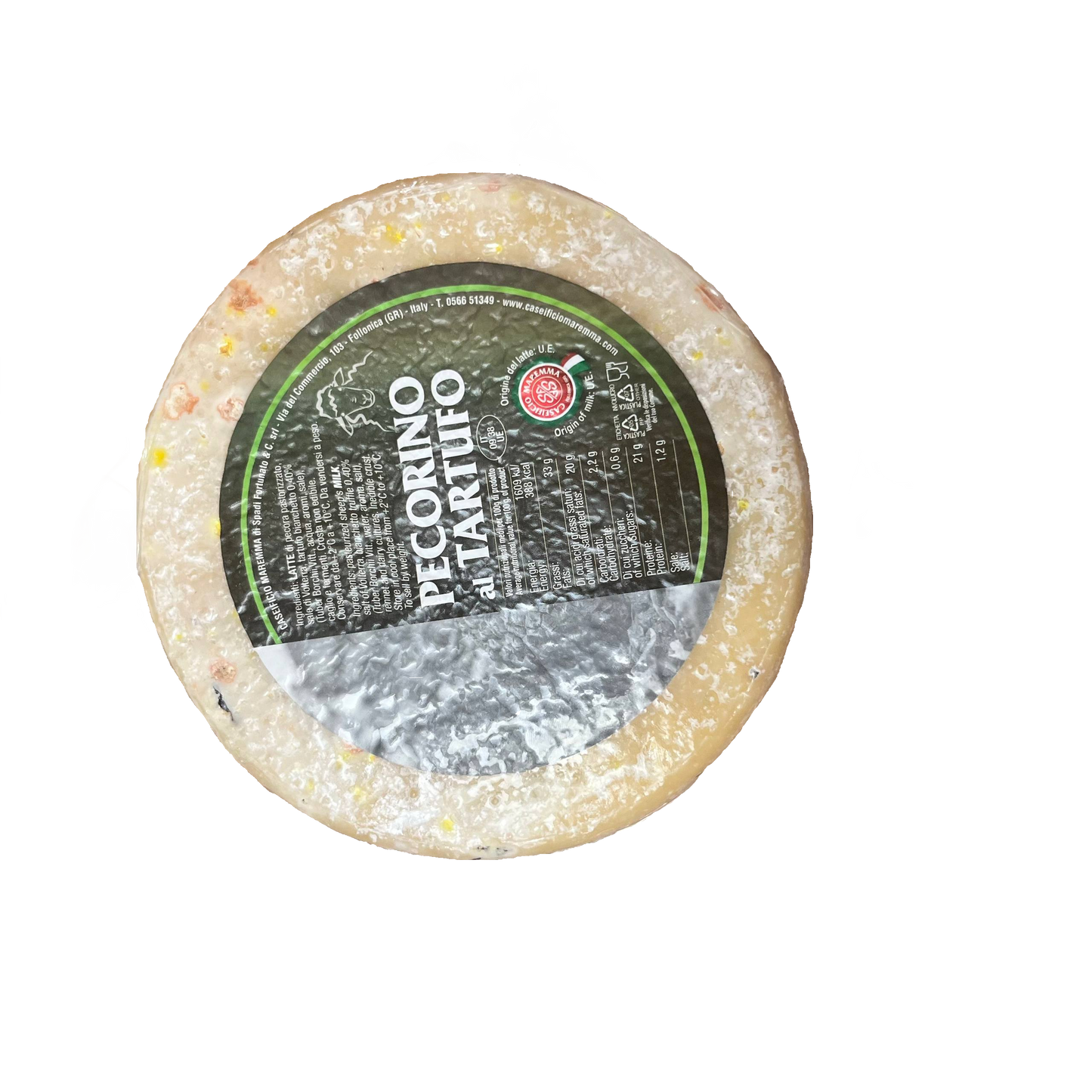 CASEIFICIO MAREMMA - QUESO PECORINO AL TARTUFO DOP - 2kg