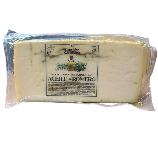 CAPRICHO CASTELLANO - QUESO SEMICURADO EN ACEITE CON ROMERO