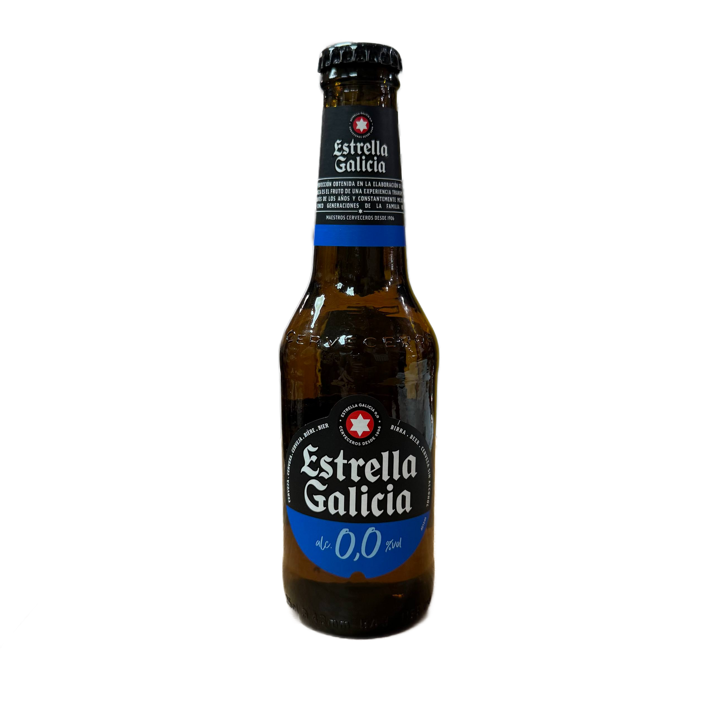 Pack 6 Estrella Galicia 0,0 25 cl | Cerveza Sin Alcohol