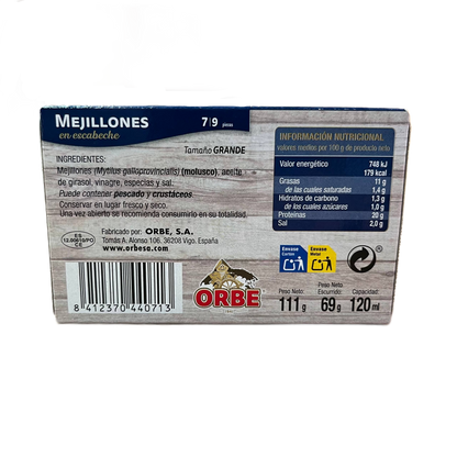 ORBE - MEJILLONES 7/9 GRANDES