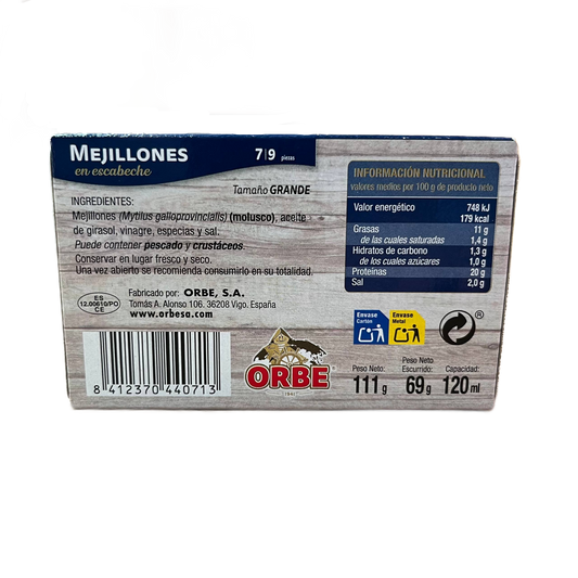ORBE - MEJILLONES 7/9 GRANDES