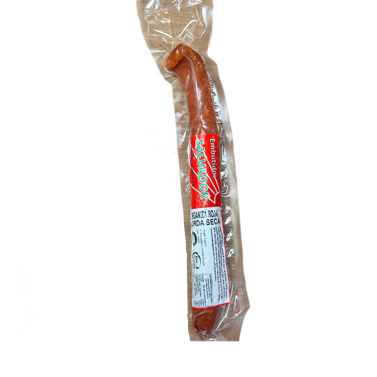 EMBUTIDOS SALVADOR - LONGANIZA ROJA GORDA SECA - 300g