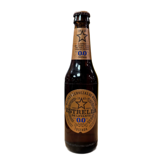 Estrella de Levante 0,0 Tostada 33 cl | Cerveza Sin Alcohol