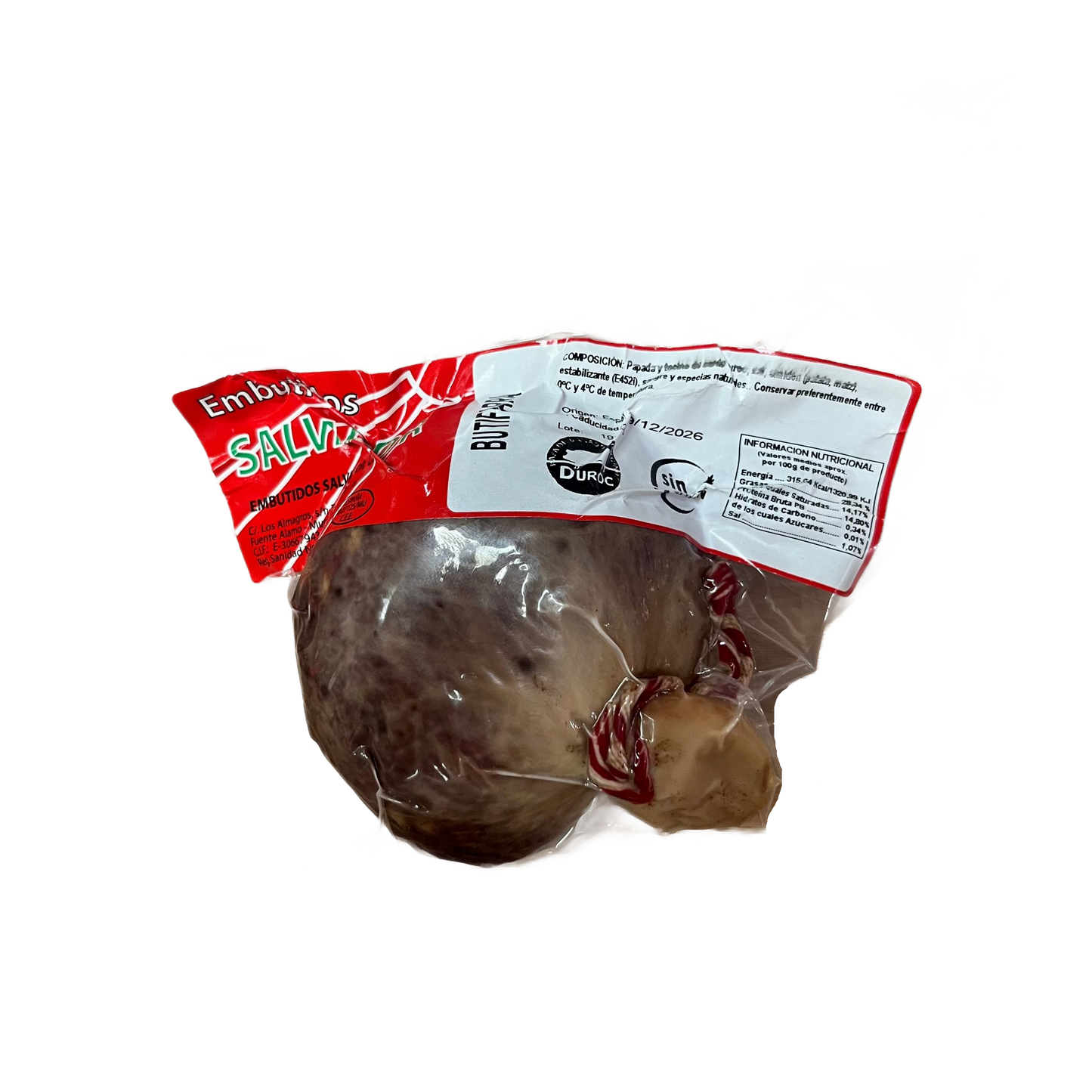 EMBUTIDOS SALVADOR - BUTIFARRA BLANCA - 300g