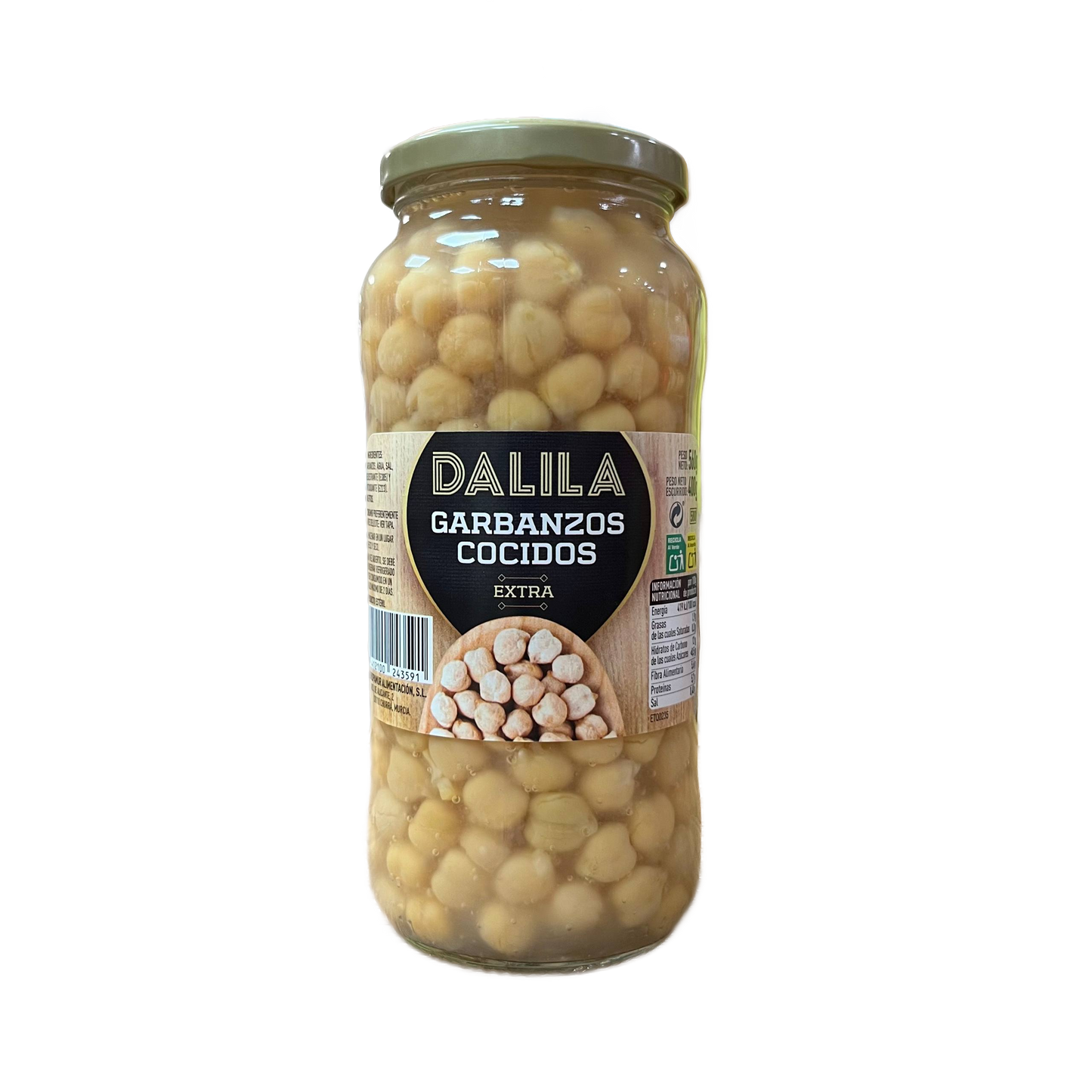 DALILA – GARBANZOS COCIDOS EXTRA - 560g