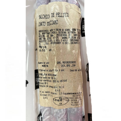 CHATO MURCIANO - SALCHICHA DE PELLIZCO - 0,52kg