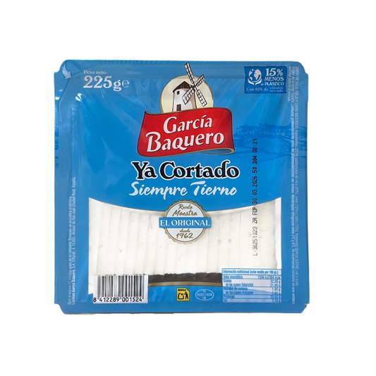 GARCÍA BAQUERO - QUESO SIEMPRE TIERNO CORTADO - 225g