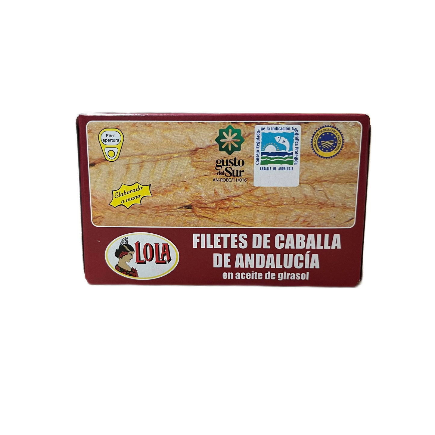 Filetes de Caballa en Aceite Lola (Lata Pequeña)