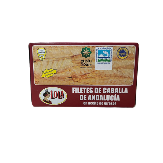 Filetes de Caballa en Aceite Lola (Lata Pequeña)