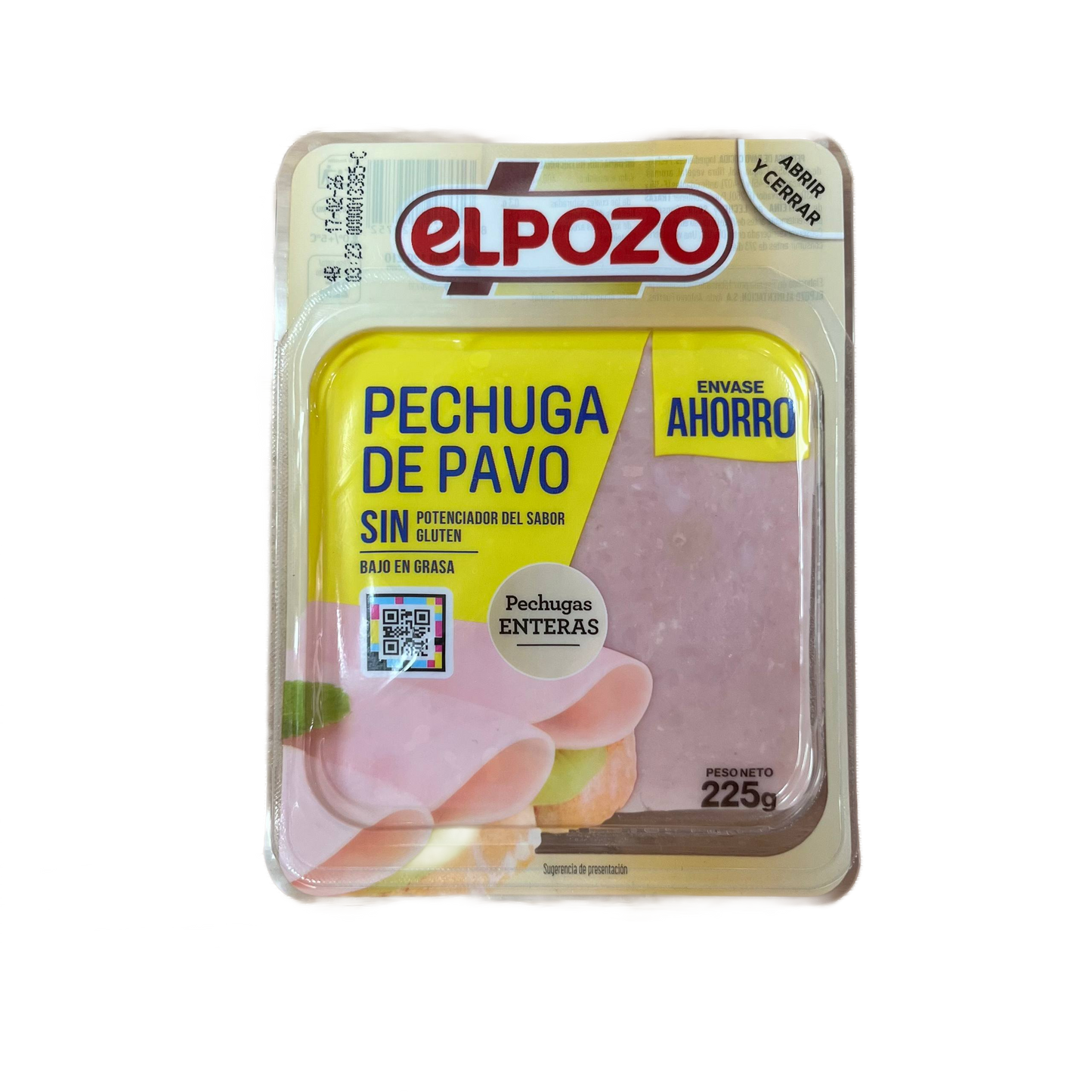 EL POZO - EMBUTIDO PECHUGA DE PAVO - 225g