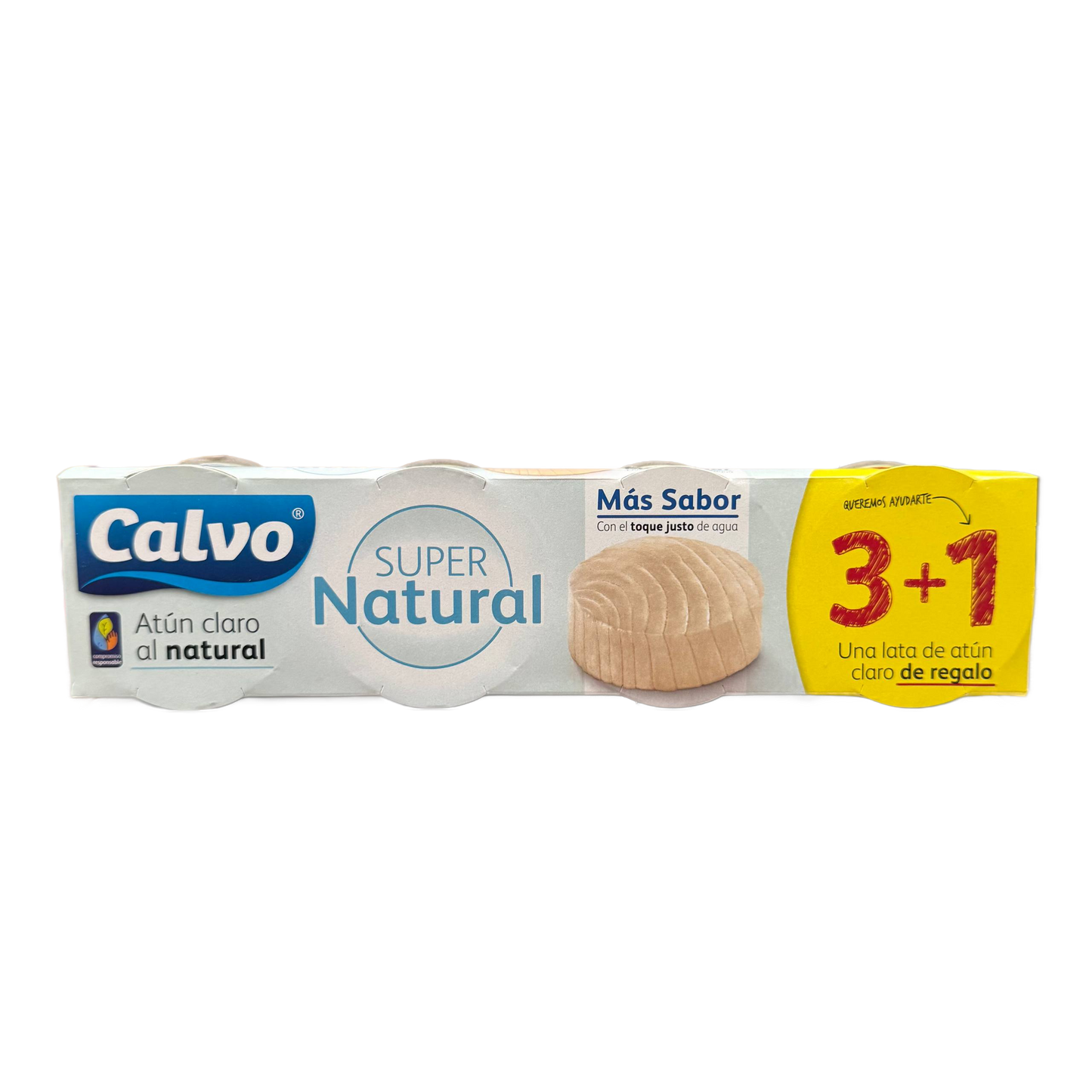 LATAS DE ATUN CLARO AL NATURAL (4) - CALVO