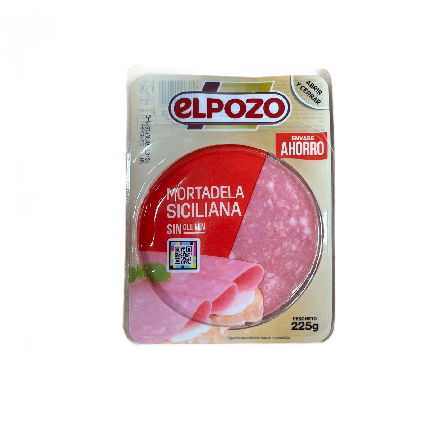 EL POZO - EMBUTIDO MORTADELA SICILIANA - 225g