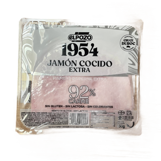 EL POZO 1954 - EMBUTIDO JAMÓN COCIDO EXTRA DUROC - 150g