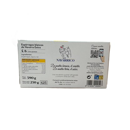 Espárragos Blancos Extra 4/6 El Navarrico (5 Piezas)